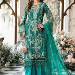 LibasBazar Chiffon Organza Heavy Festive Wedding Suit
